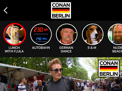 Conan Without Borders: App Design