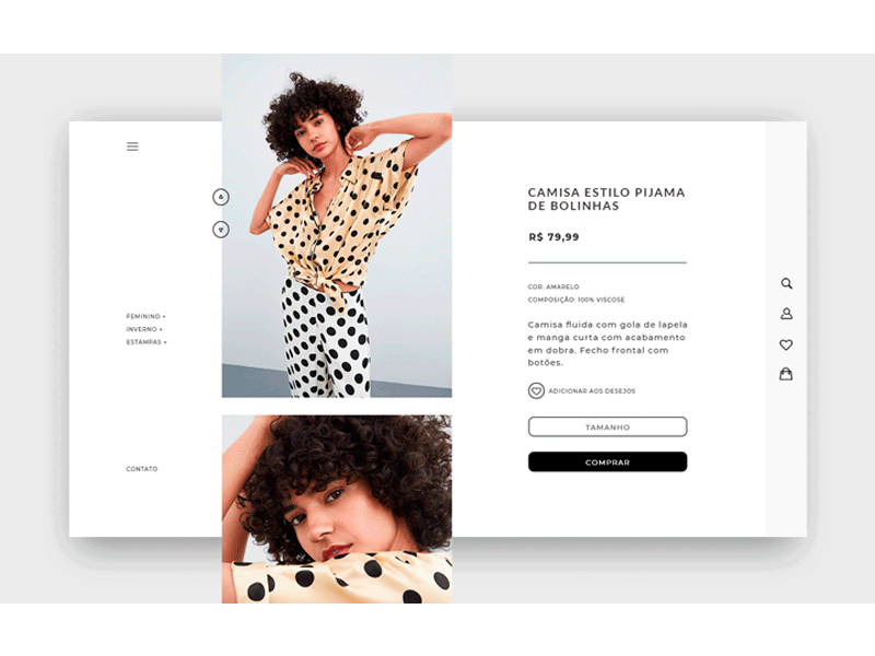 Daily design ecommerce fashion ui