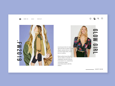 Daily practice I e-commerce design ecommerce fashion ui