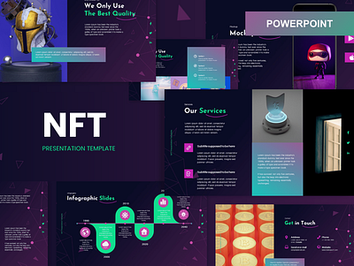 NFT Presentation branding business corporate cryptocurrency design graphic design marketing nft presentation template