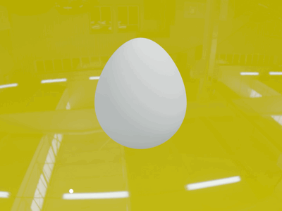 Egg Animation 3d abstract animation anmation b3d blender blender animation blender3dart design glossy loop