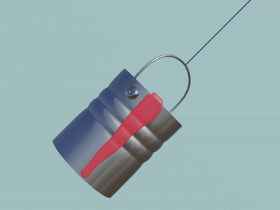 Paint Loop animation blender blender3d design loop satisfying