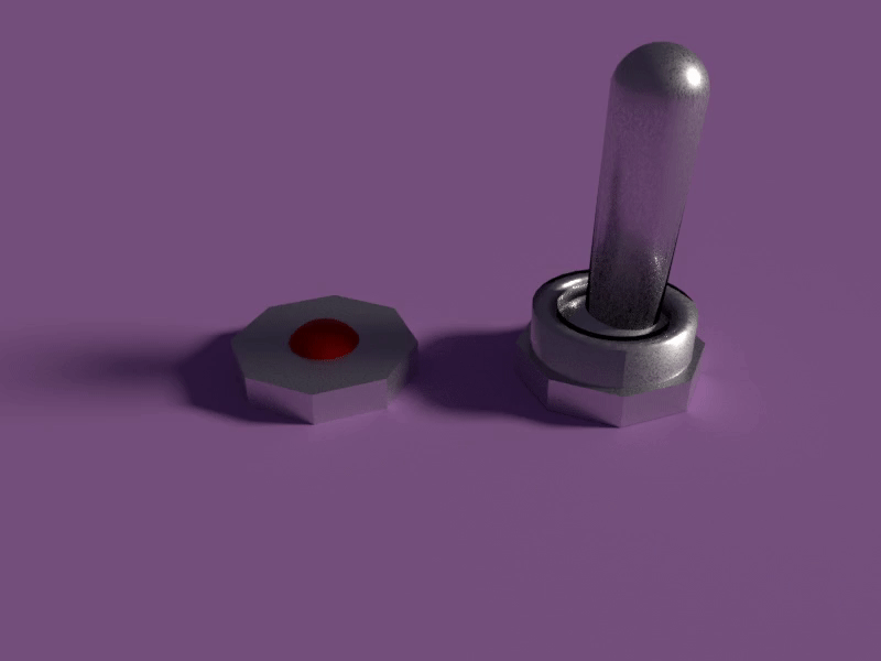 Light Switch 3d b3d blender blender3dart