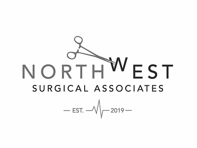 Northwest Surgical Associates Logo Design design logo medical surgical