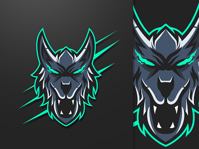 Wolf art artwork brand brand identity branding coyote dangerous design drawing head howling icon illustrations logo logo design logo designer mascot mascot logo vector art wolf