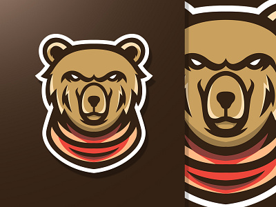 Bear animal artwork bear bear logo bears brown cute design drawing icon icon design illustration logo logodesign logotype mascot sticker vector