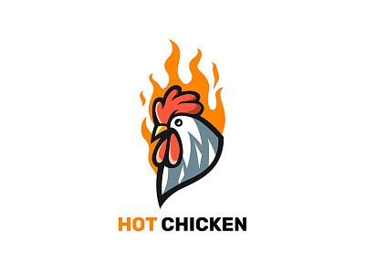 Rooster head logo