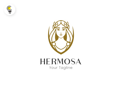 Beautiful woman logo adobe illustrator beautiful branding design drawing graphic design illustration logo mascotlogo vector woman