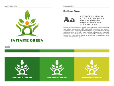 Infinite green logo guidelines adobe illustrator brand branding company logo design designer garden logo graphic design green logo identity logo logo design logo designer logo identity vector