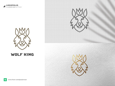 Wolf king logo