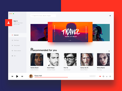 Music Application Design