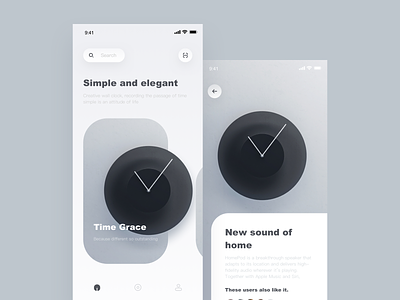 Conceptual Design app app、ui colour demo design icon ui ux