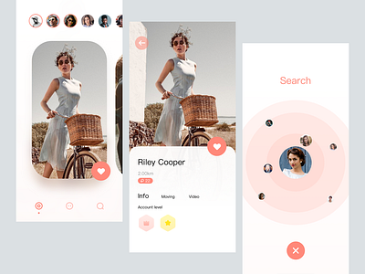Social Concept App Design
