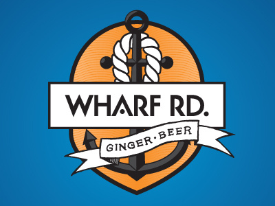 Wharf Rd. Ginger Beer logo