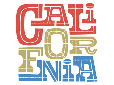 California california handlettering lettering artist