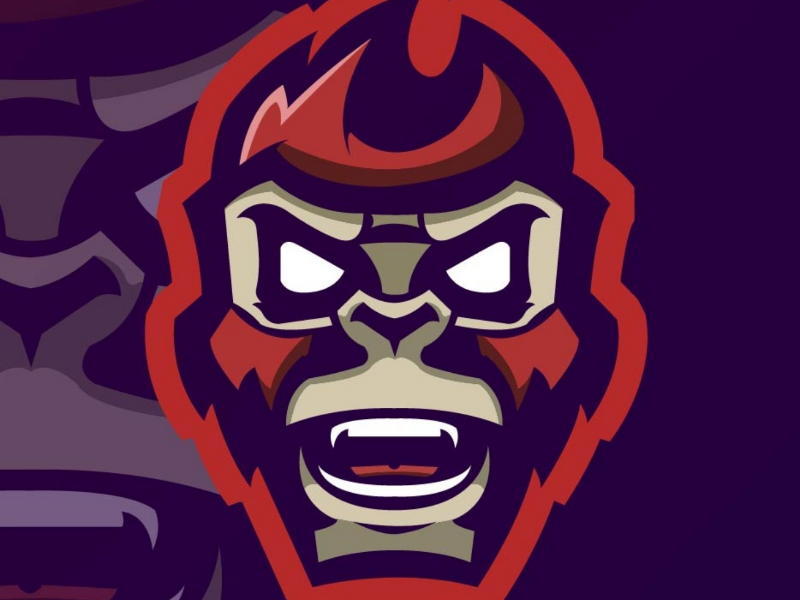 Gorilla Esports Logo by Zach Cross on Dribbble