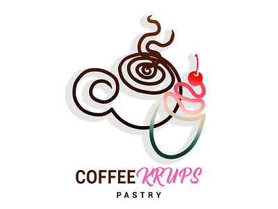 Coffee Krups Pastry art brand brandidentity branding creative design designer designlogo digitalillustration graphicdesign graphicdesigner illustration illustrator logo logodesign logodesigner logoinspiration logos