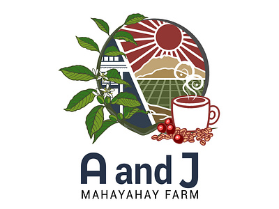 a and j mahayahay farm art brand brandidentity branding creative design designer designlogo digitalillustration graphicdesign graphicdesigner illustration illustrator logo logodesign logodesigner logoinspiration logos