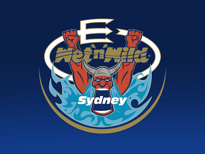 Wet & Wild Sydney design illustration logo