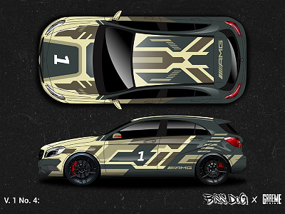 Mercedes Benz A45 AMG Vinyl Wrap audi benz car design fi london mercedes race sci vector vinyl wrap