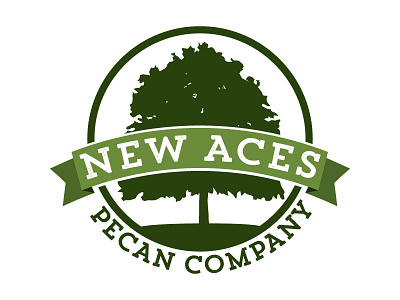 Final Logo for Pecan Company green logo pecan vector