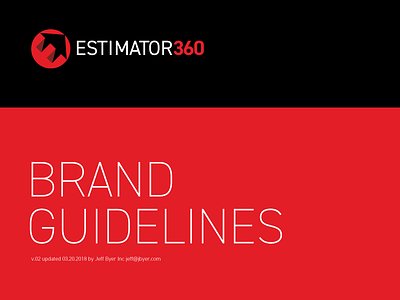 Rebuilding A Brand brand guide logo style