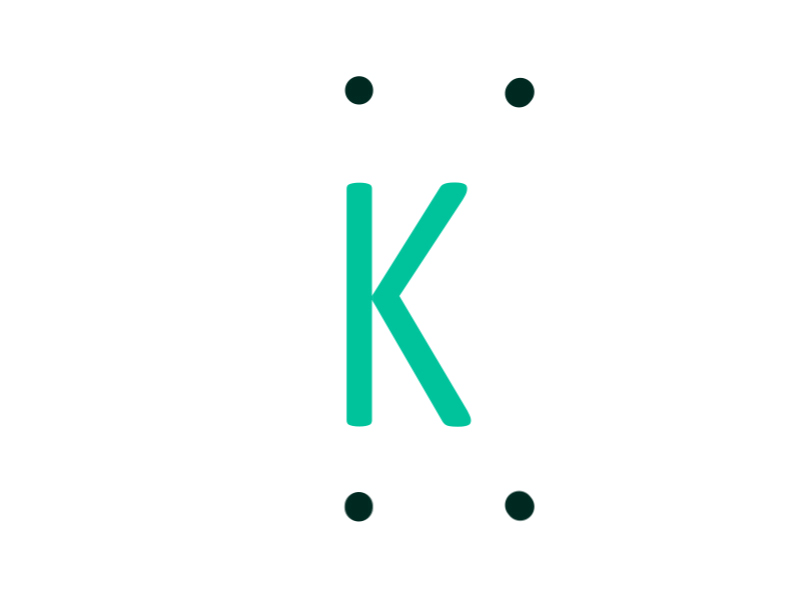 K letter after affects aniamtion gif motiongraphic
