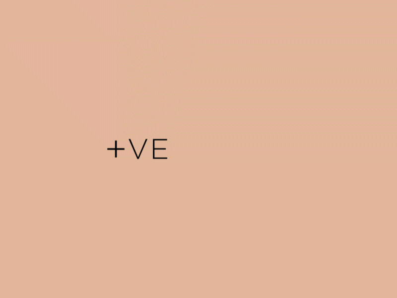BE +VE. 2danimation aftereffects animation creative flatdesign minimal motion design text animation typogaphy