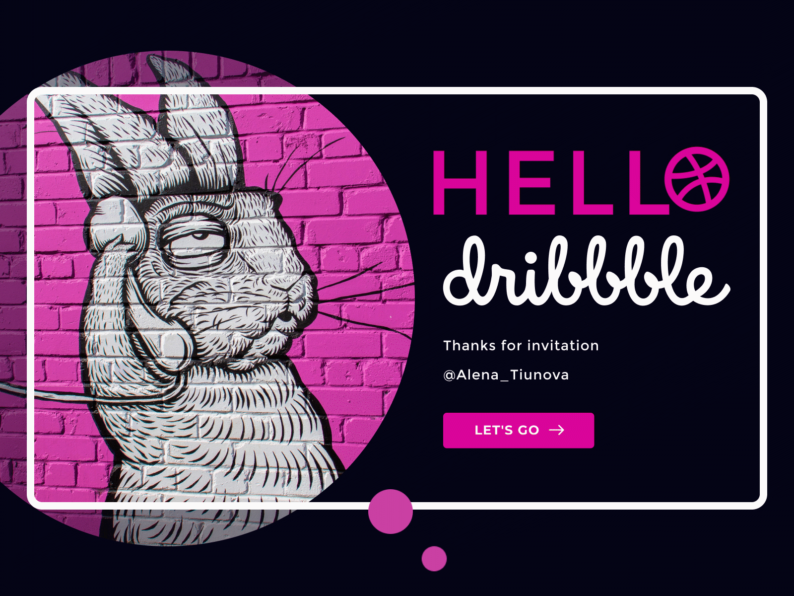 Hello dribbble animation design ui ux web website