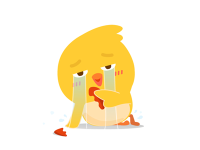 Sad bird