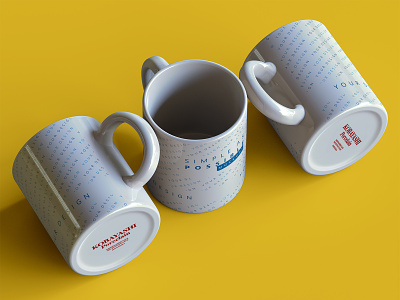 Mug mockups - work in progress 3d 3d lighting 3d model 3d render blender3d design mockup photoshop