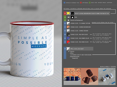 Mug Mockups. This one is free to use, others WIP