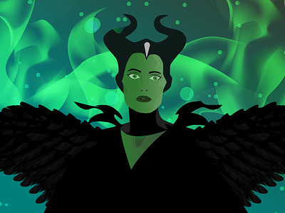 Maleficent Vector Art