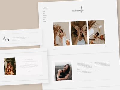 Photographer Portfolio Concept article blog blog design branding design logo minimal minimalist personal photographer photography photography portfolio portfolio portfolio site ui ux webdesign www