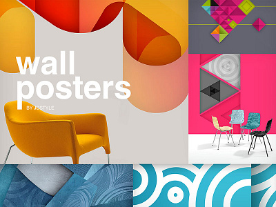 Wall Posters adstract art branding graphic design illustration jdstyle posters wallpaper