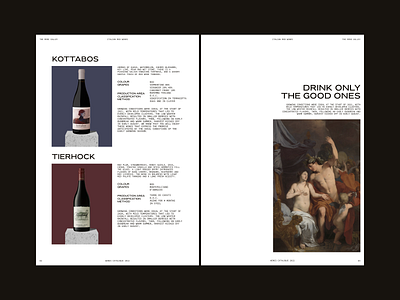 Wine Catalog 🍷 art direction brand design branding branding design catalog catalogue company concept creative design editorial graphic design minimal store typography wine