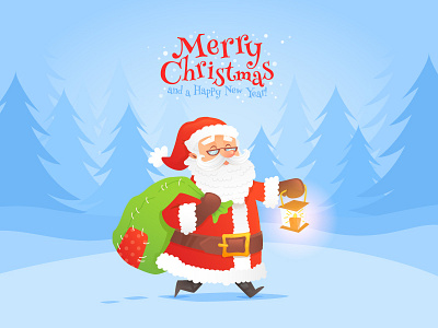 Santa Claus Christmas Card