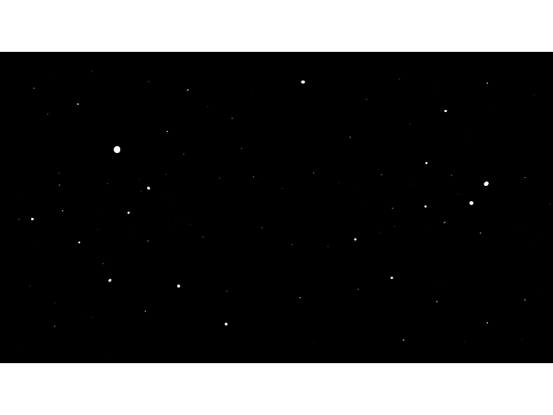 Cosmos: elementary 2d aimation design glitch logo space