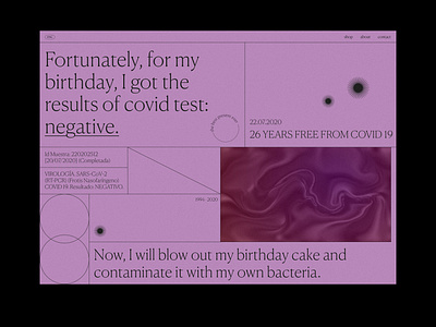 26 Years Free From Covid 19. animation app design concept design design landing page design ui ui design vector web web design