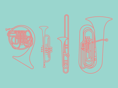 Dat Brass brass iconography music orchestra