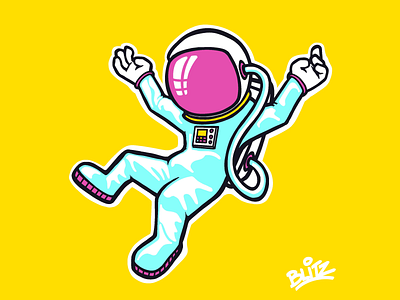 Astronaut astronaut illustration procreate space