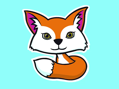 Fox animal art drawing fox illustration procreate sketch timelapse