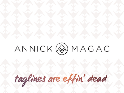 Annick Magac fleur de lis gotham rounded logo minimal modern