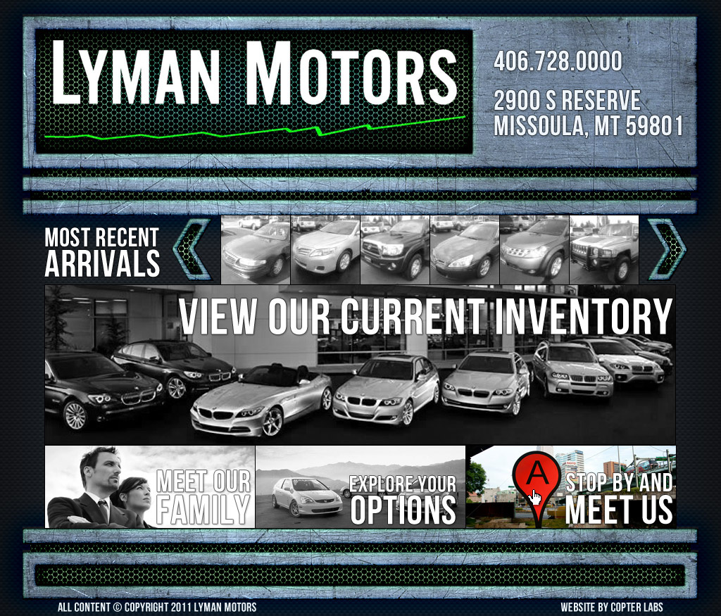 Lyman Motors V3.0 by Jason Lengstorf on Dribbble