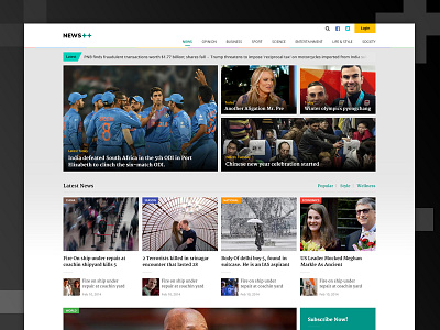 News Shot news news website ui uiux visual website