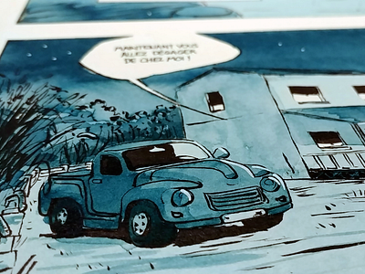 Strangers comic - illustration : Barn Finds 1960 Studebaker