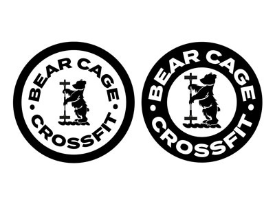 Bear Cage Crossfit branding design graphics icon illustrator logo typography vector