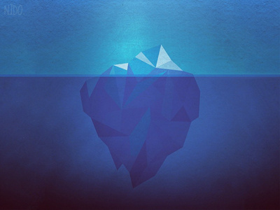 Iceberg blue iceberg illustration ocean vector