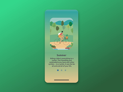 Animated Onboarding Screens animation mobile app design mobile application