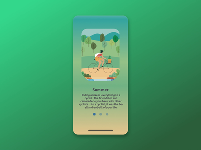 Animated Onboarding Screens mobile app design animation mobile application